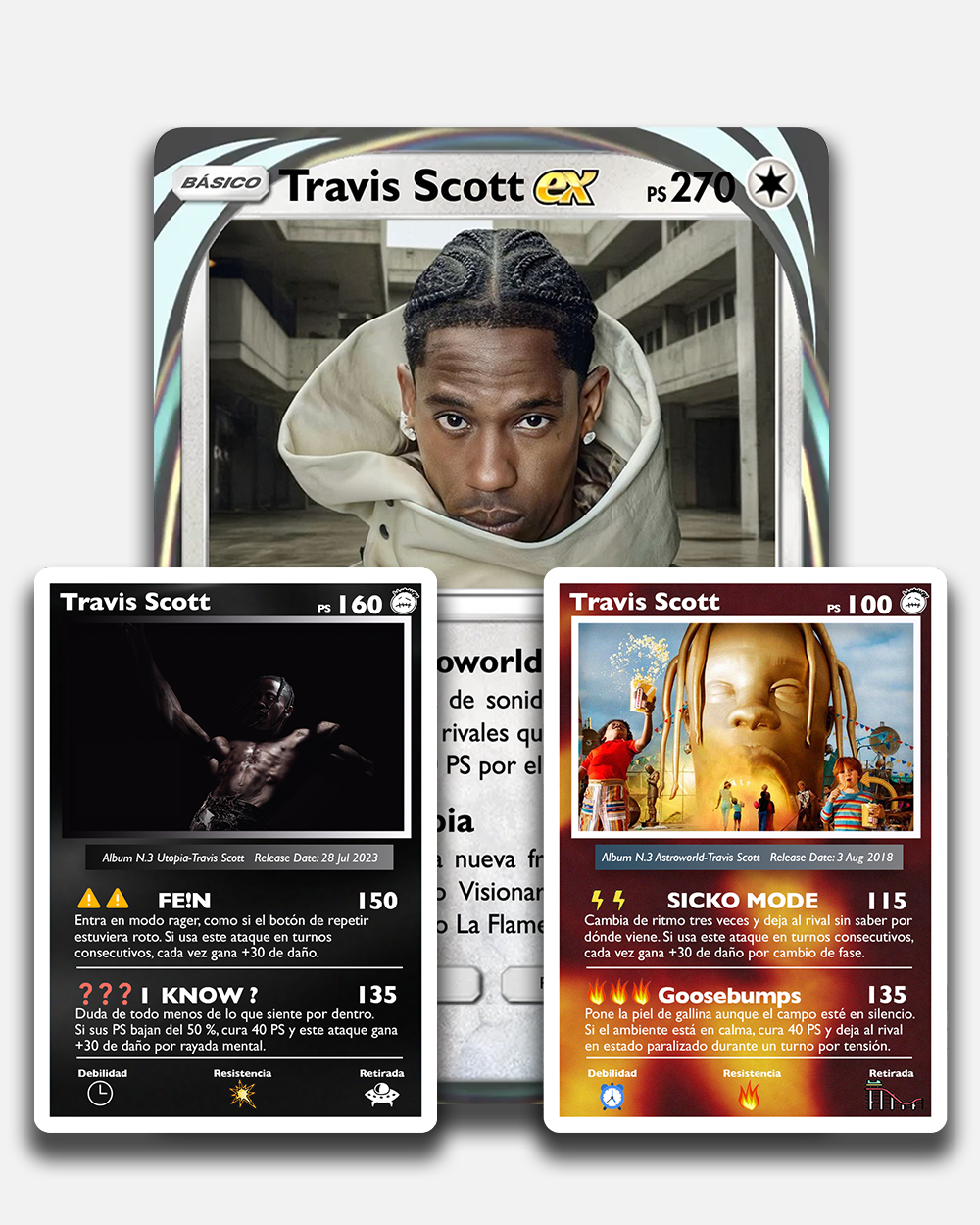 TRAVIS SCOTT PACK – TRACK CARDS
